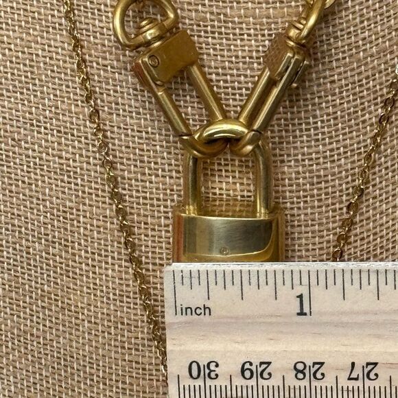Louis Vuitton Lock and Key Necklace Set #320 - Picture 6 of 7